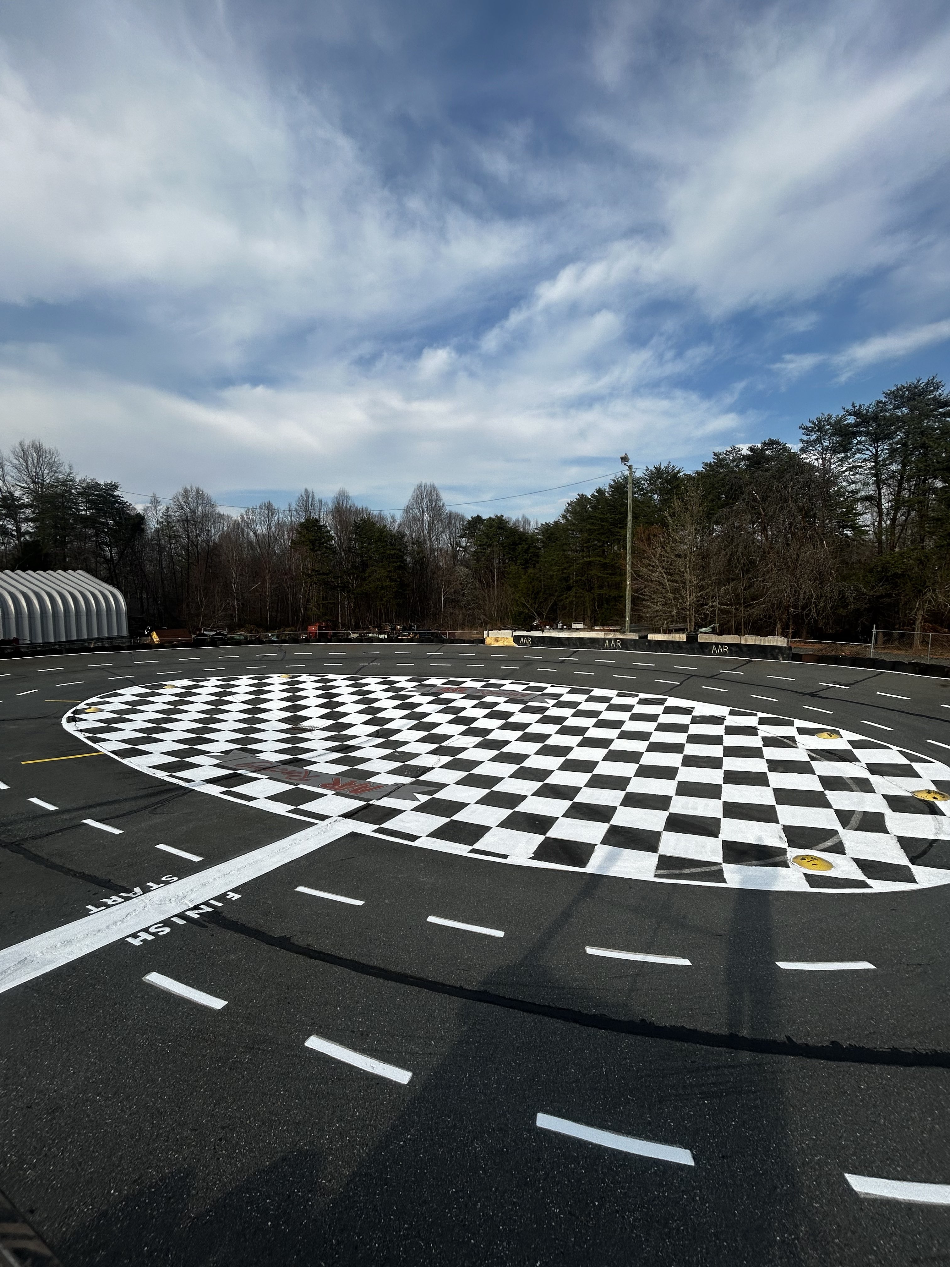Go Cart Track Start Line